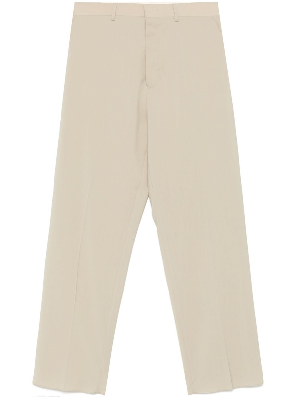 virgin-wool tailored trousers - 1