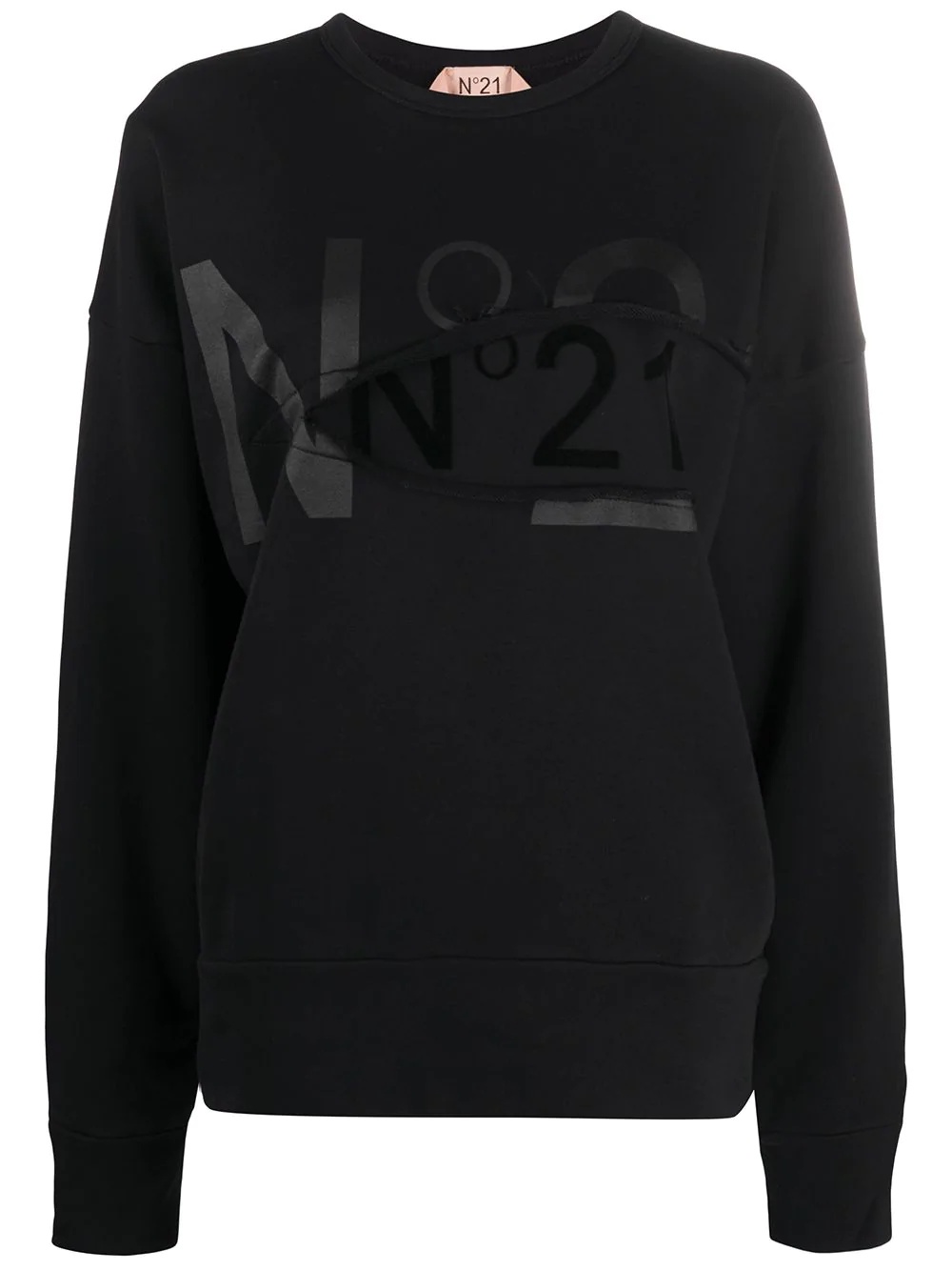 logo-print sweatshirt - 1