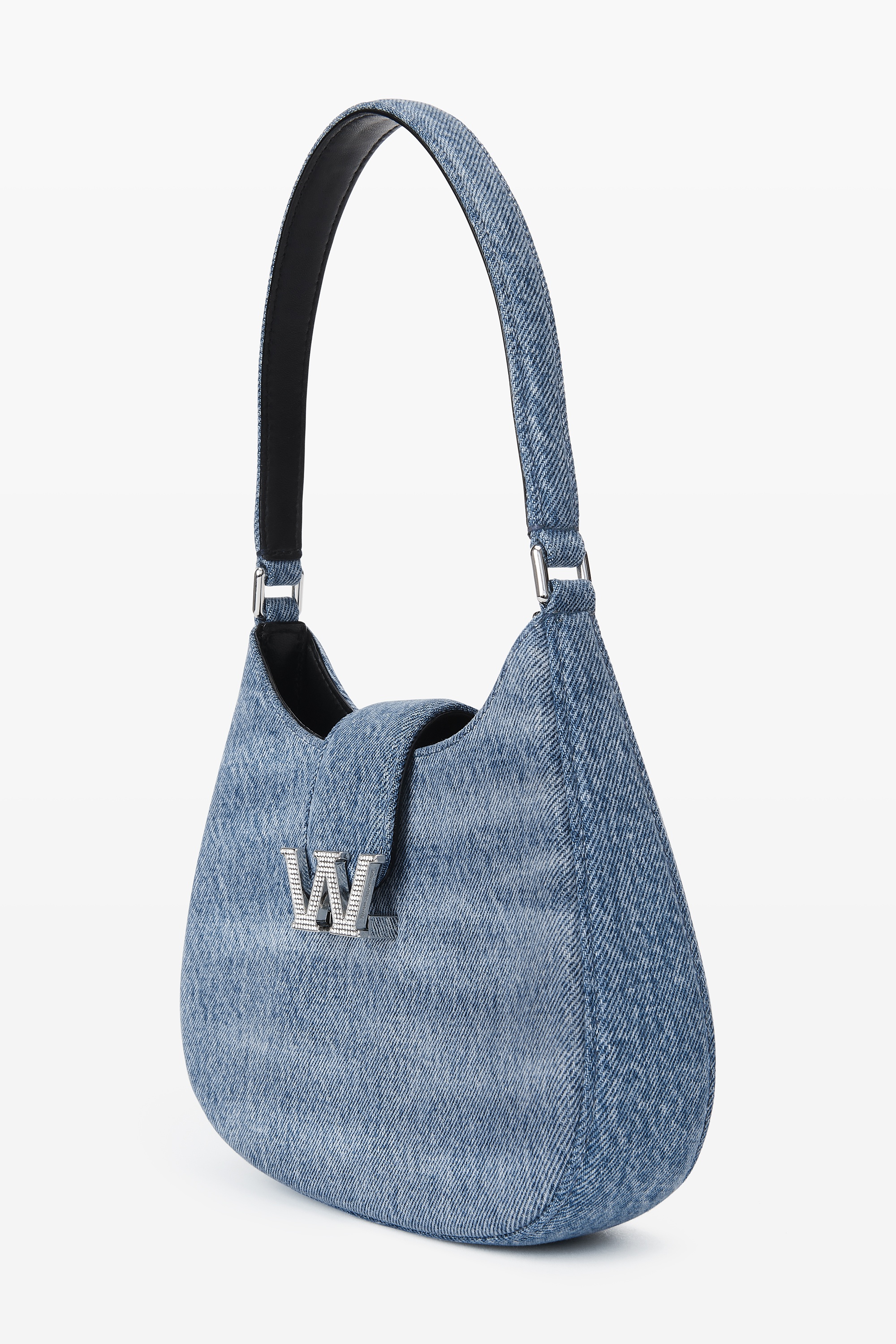 W LEGACY SMALL HOBO IN DENIM - 2