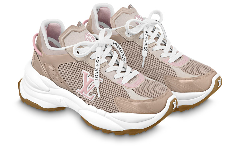 (WMNS) LOUIS VUITTON Run 55 Sneakers 'Tan Pink' 1ABVMW - 2