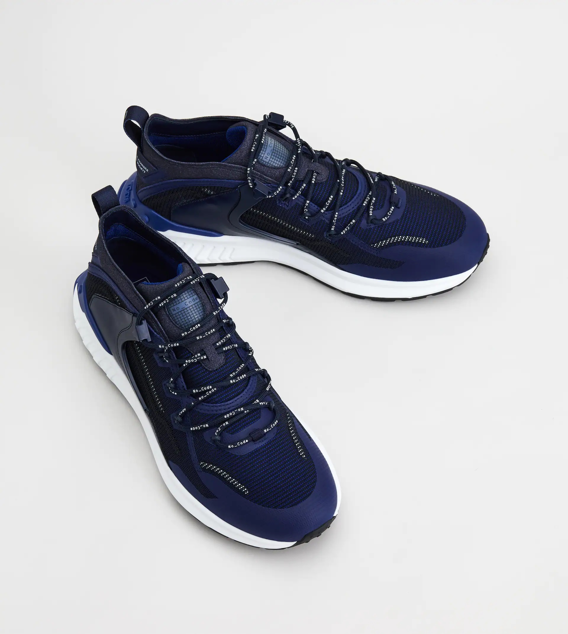 NO_CODE J IN TECHNICAL FABRIC AND LEATHER - BLUE - 3