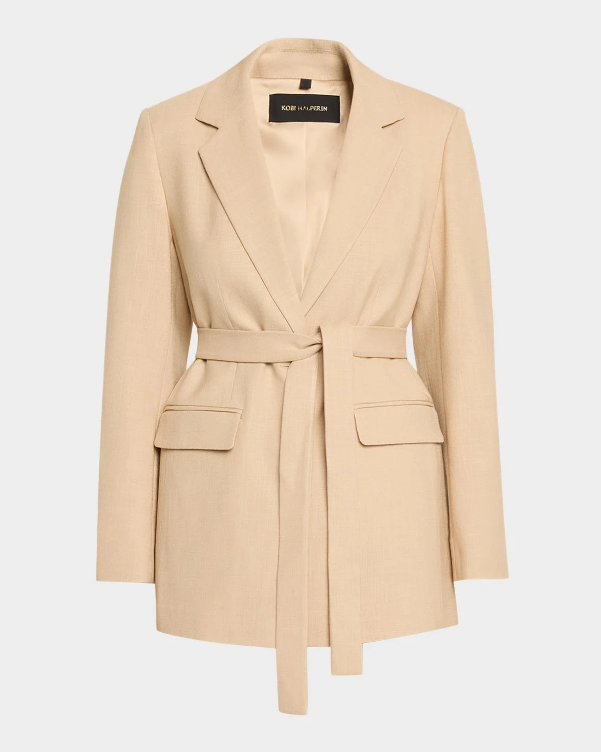 Kyla Belted Single-Breasted Jacket - 1