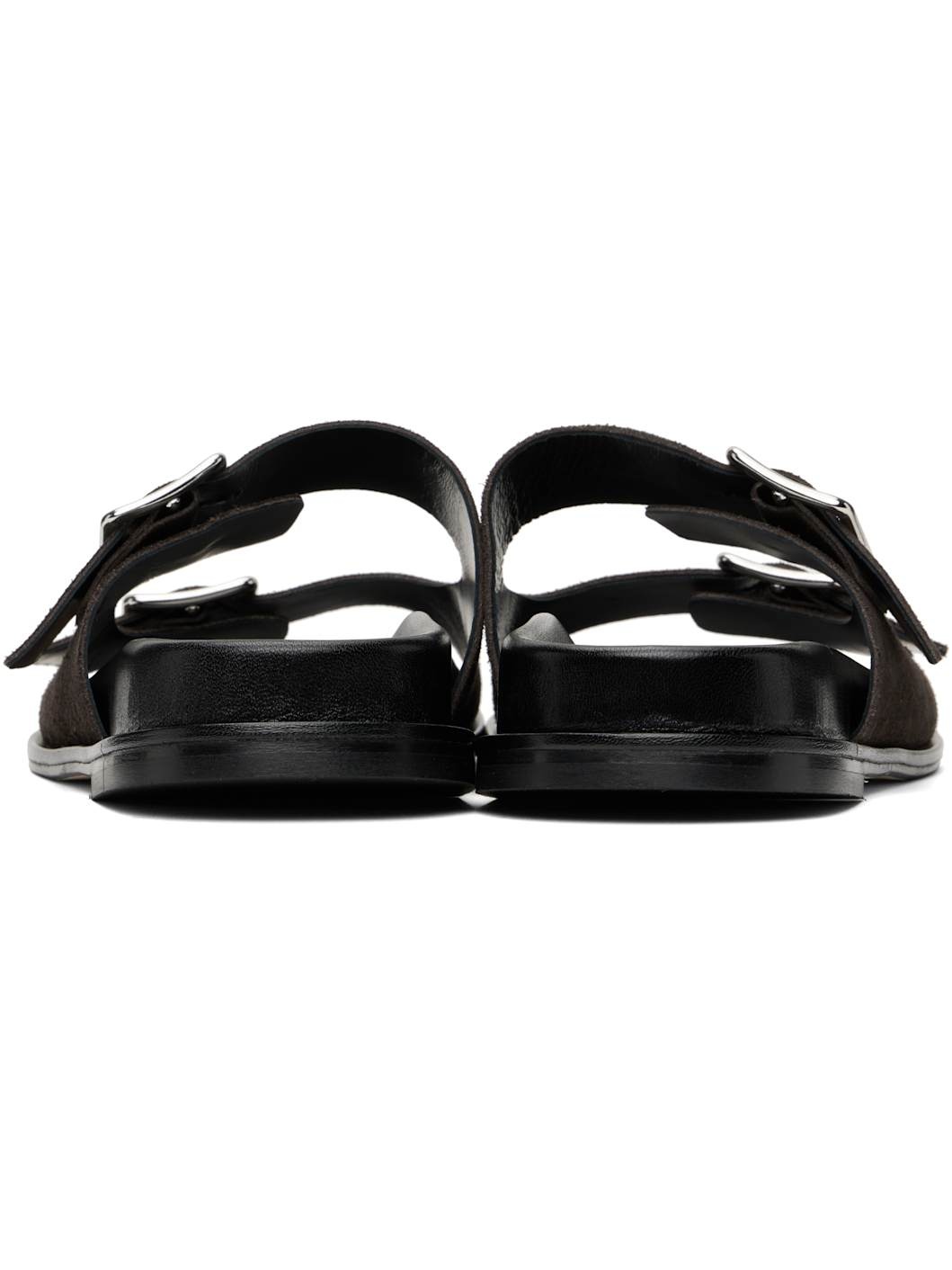 Brown Meena Leather Sandals - 2