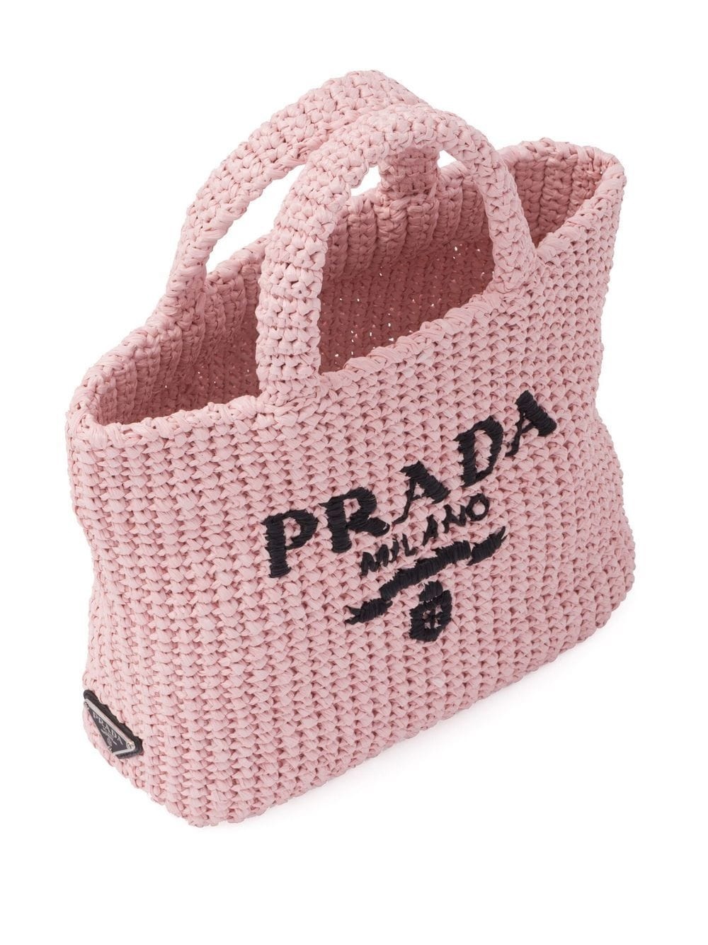 small raffia tote bag - 3