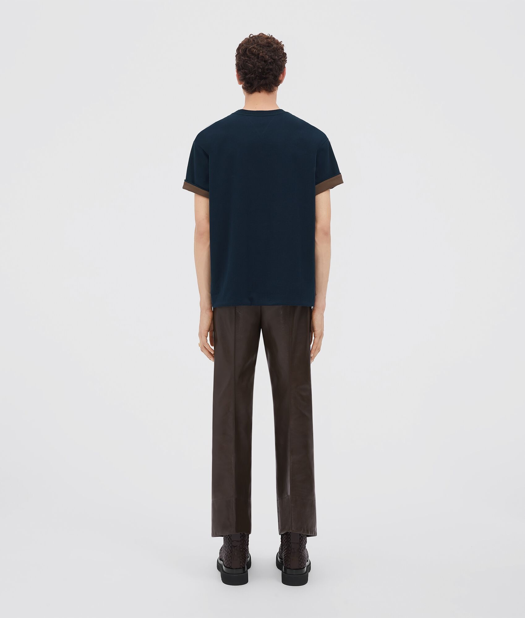 double layered cotton jersey t-shirt - 3