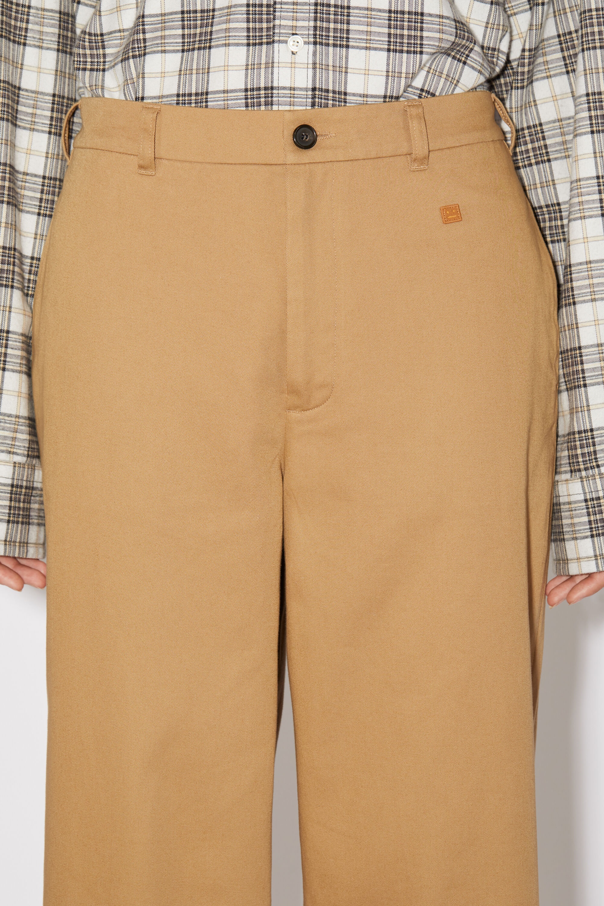 Twill chino trousers - Camel brown - 5