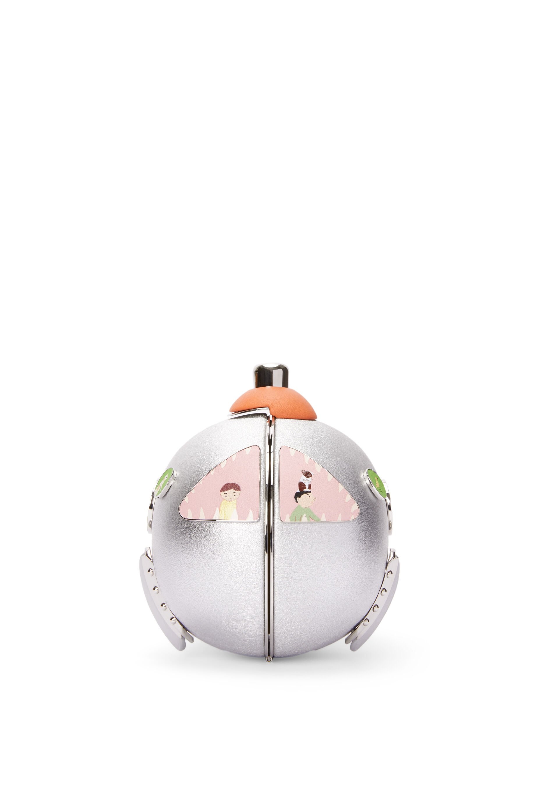 Submarine bag in metal and nappa - 4