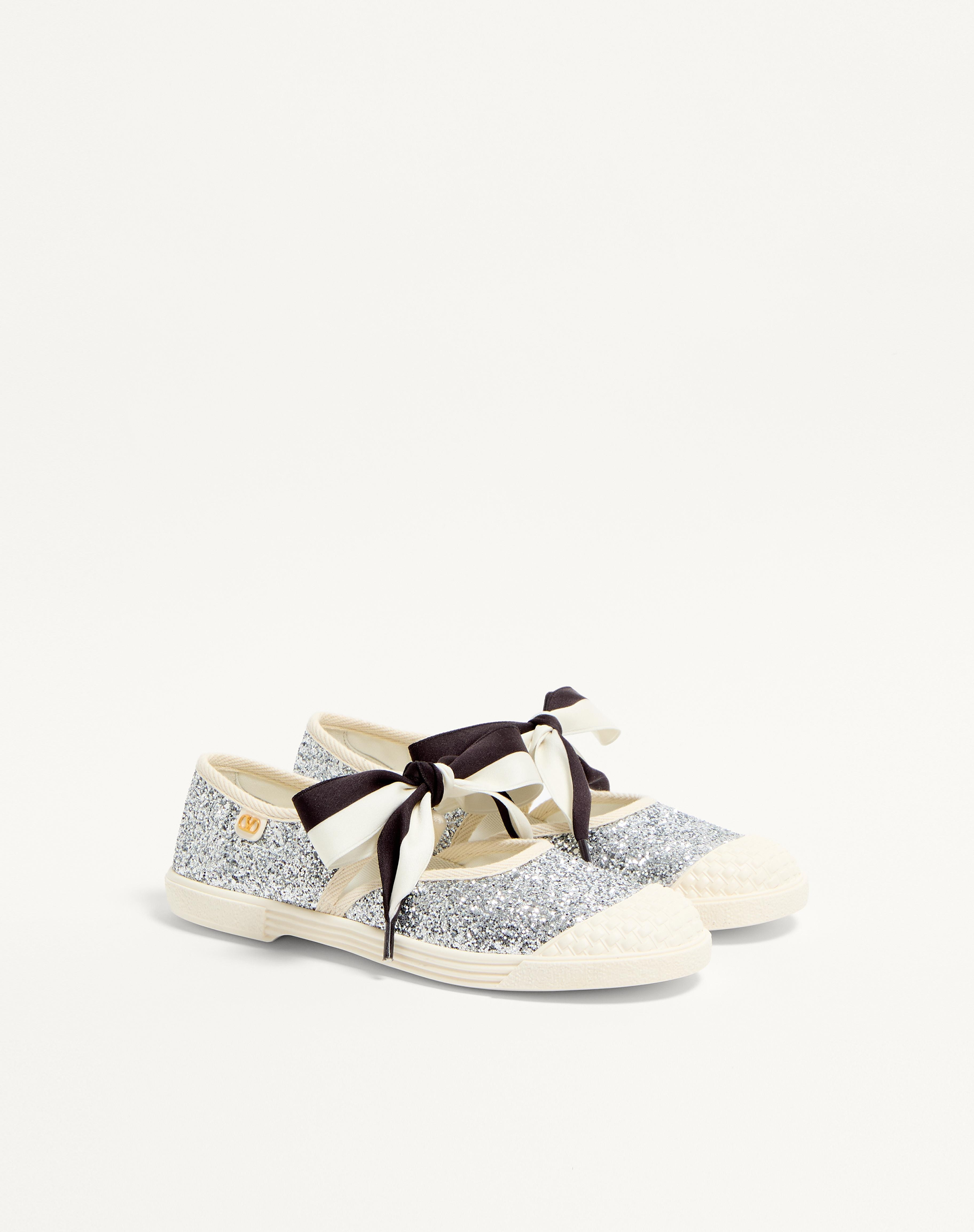 BAY BY BAY BALLERINA SNEAKERS IN GLITTER FABRIC - 3