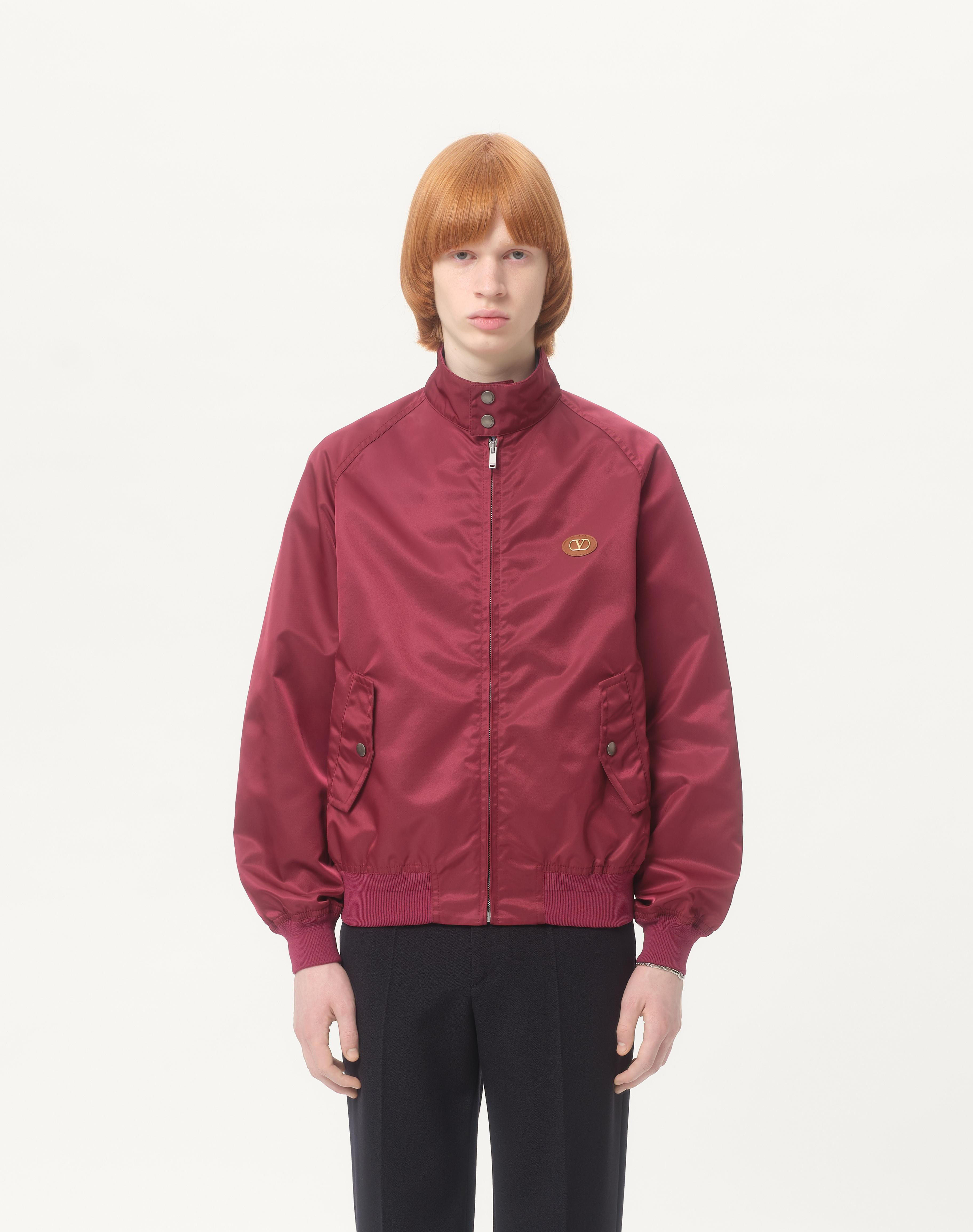 NYLON BLOUSON WITH VLOGO PATCH - 4