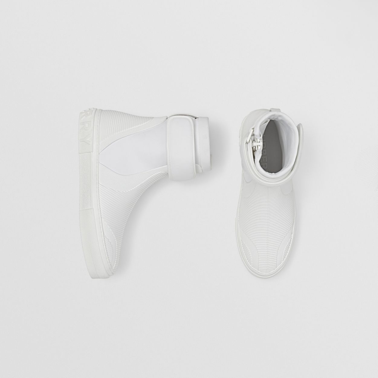Stretch Nylon and Rubber Sub High-top Sneakers - 6