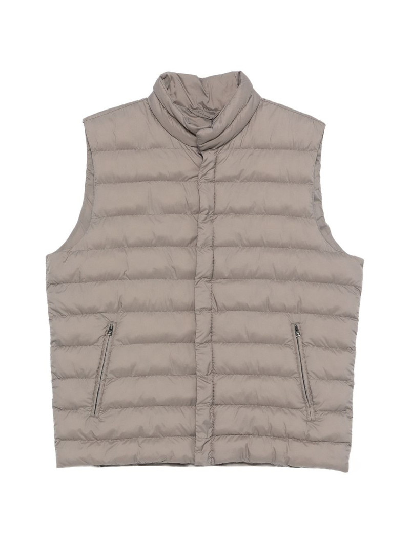 zip sleeveless jacket 1