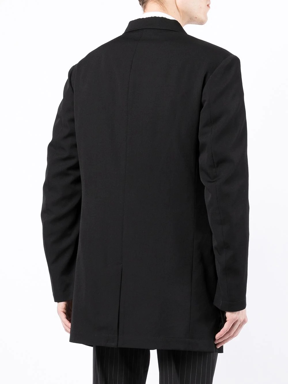 single-breasted wool blazer - 4