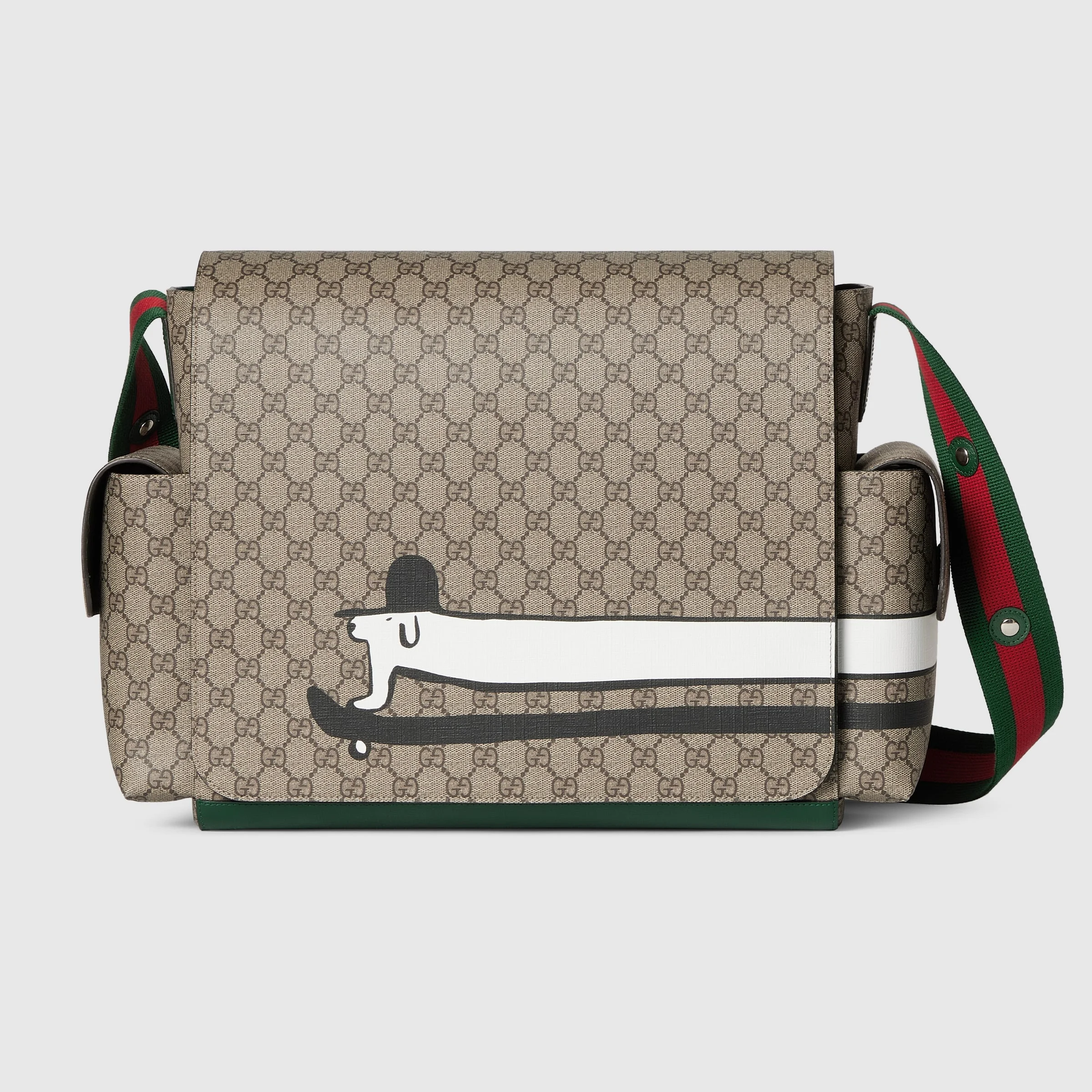 Large printed GG changing bag - 1