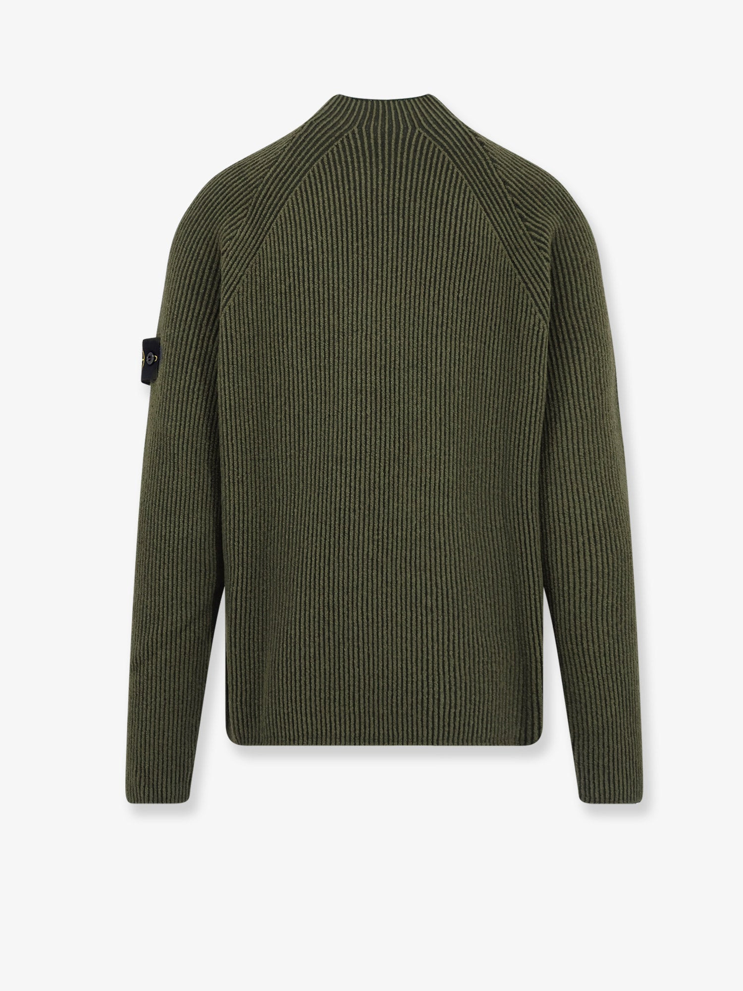 VIRGIN WOOL AND COTTON SWEATER - 2