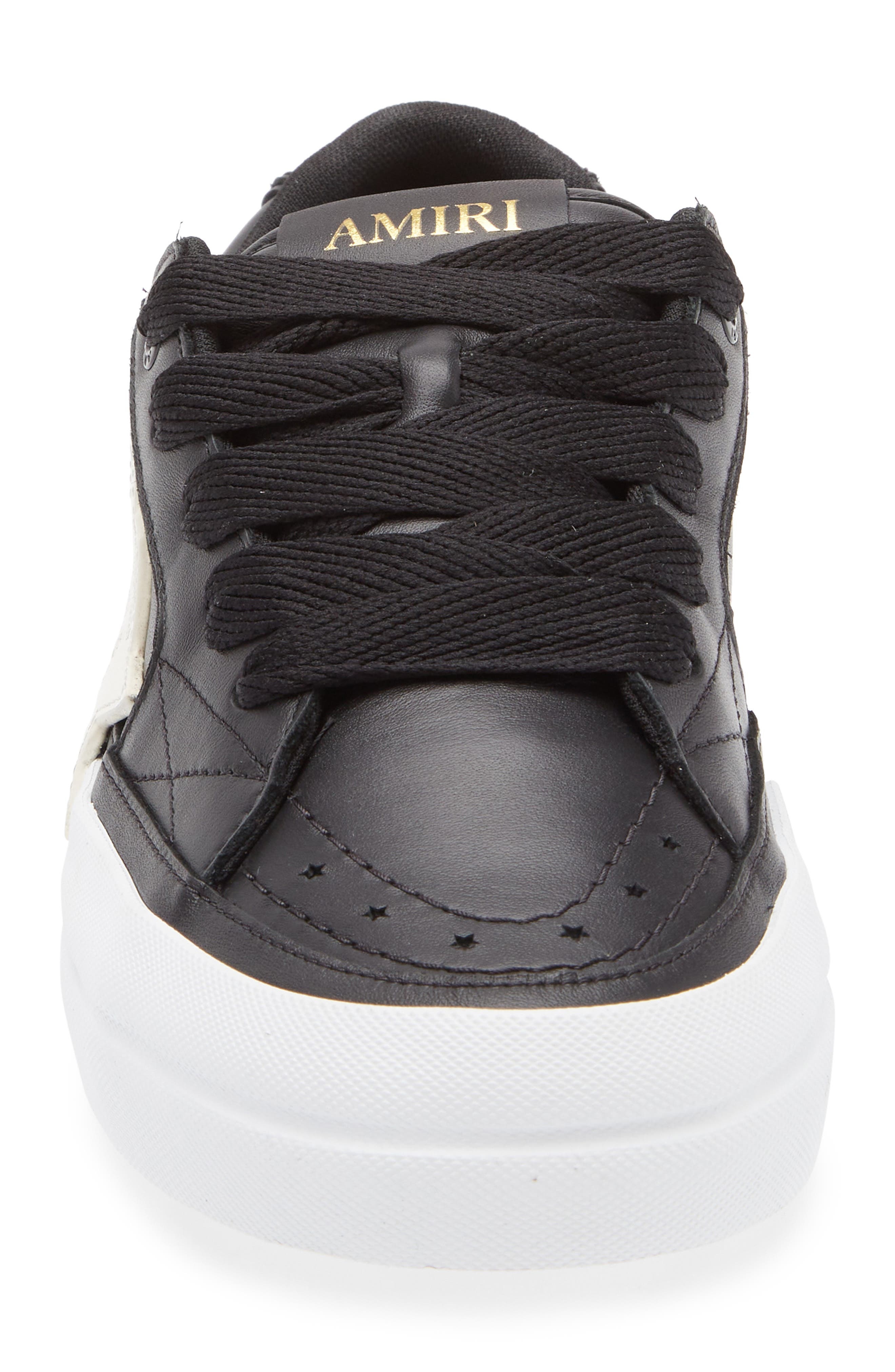 AMIRI Sunset Skate Low Top Sneaker in Black at Nordstrom - 4