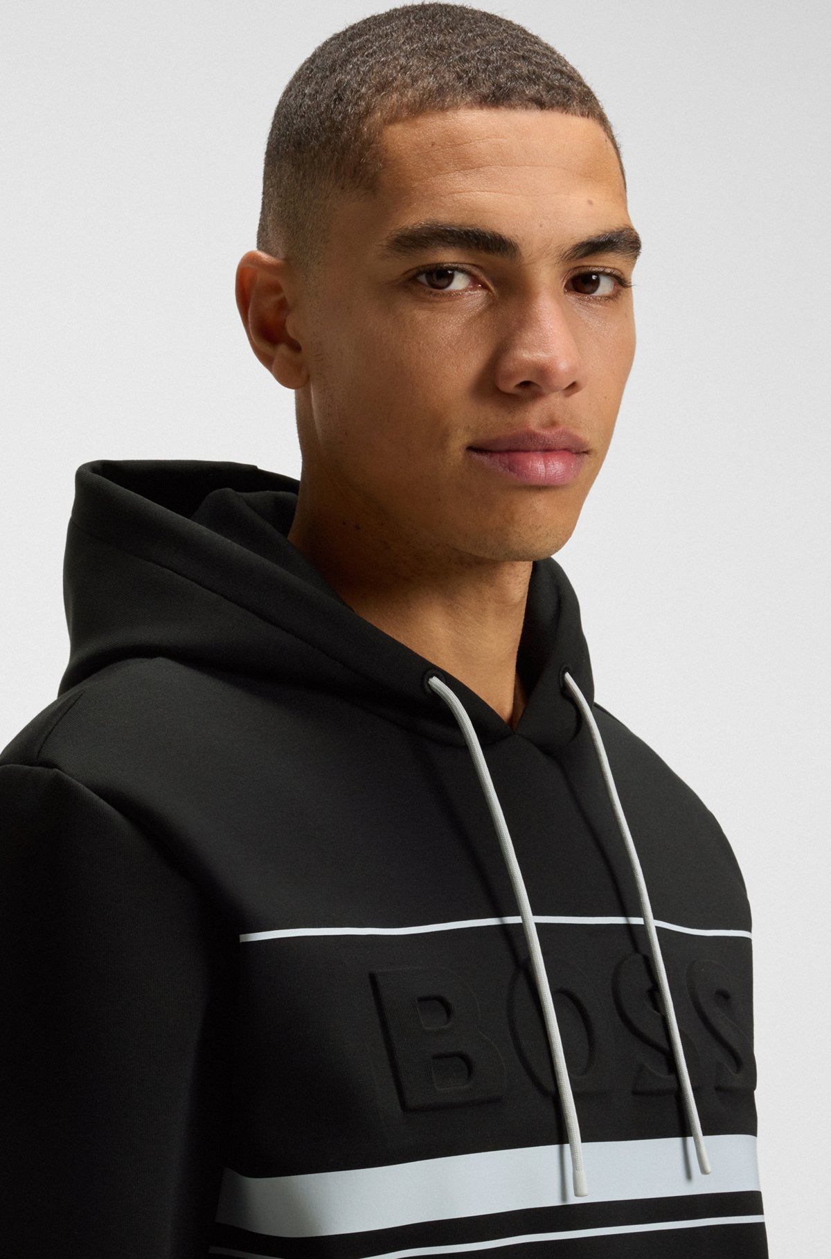 HOODIE WITH STRIPE DETAILS - 3