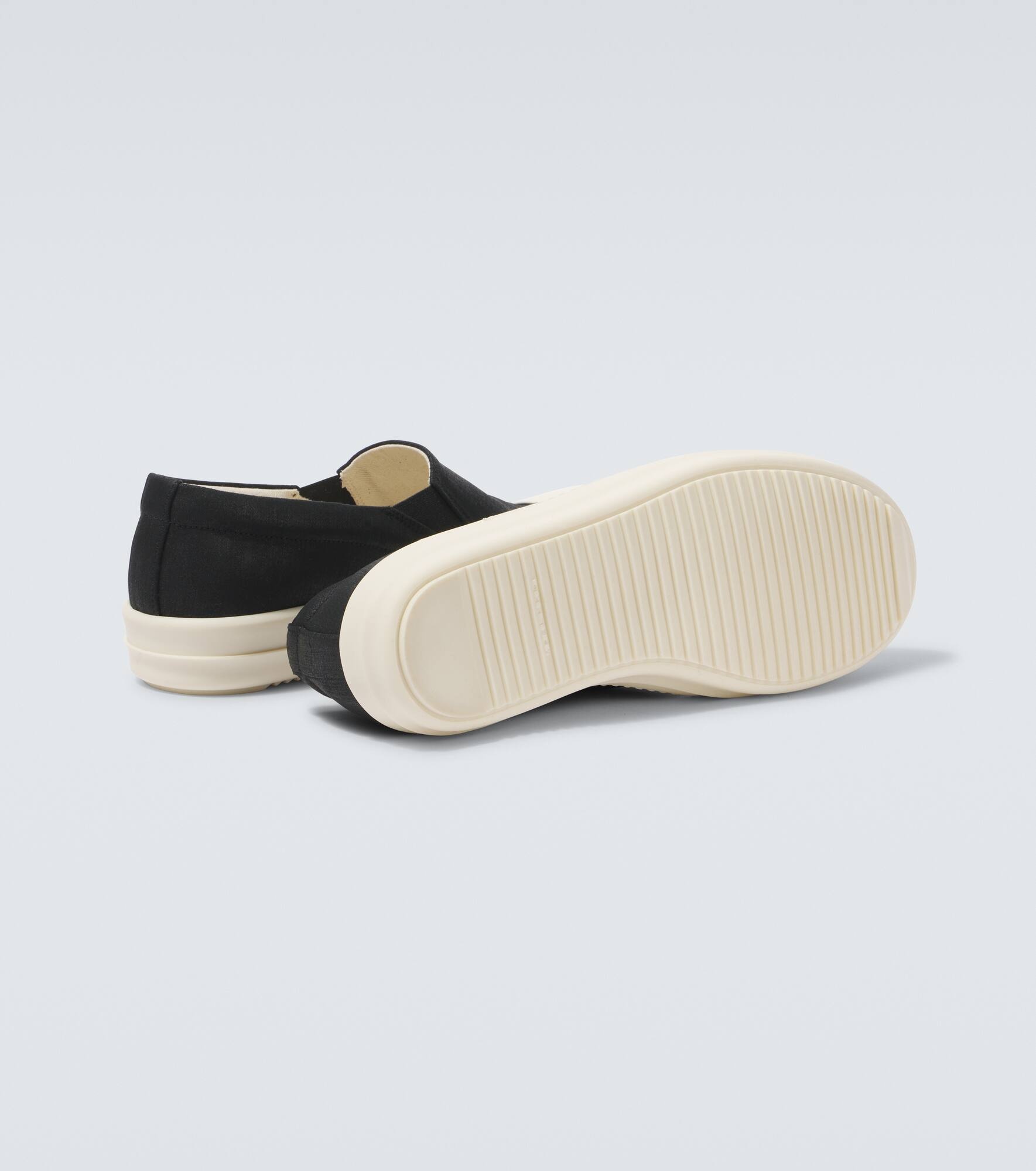 Boat coated denim slip-on shoes - 7