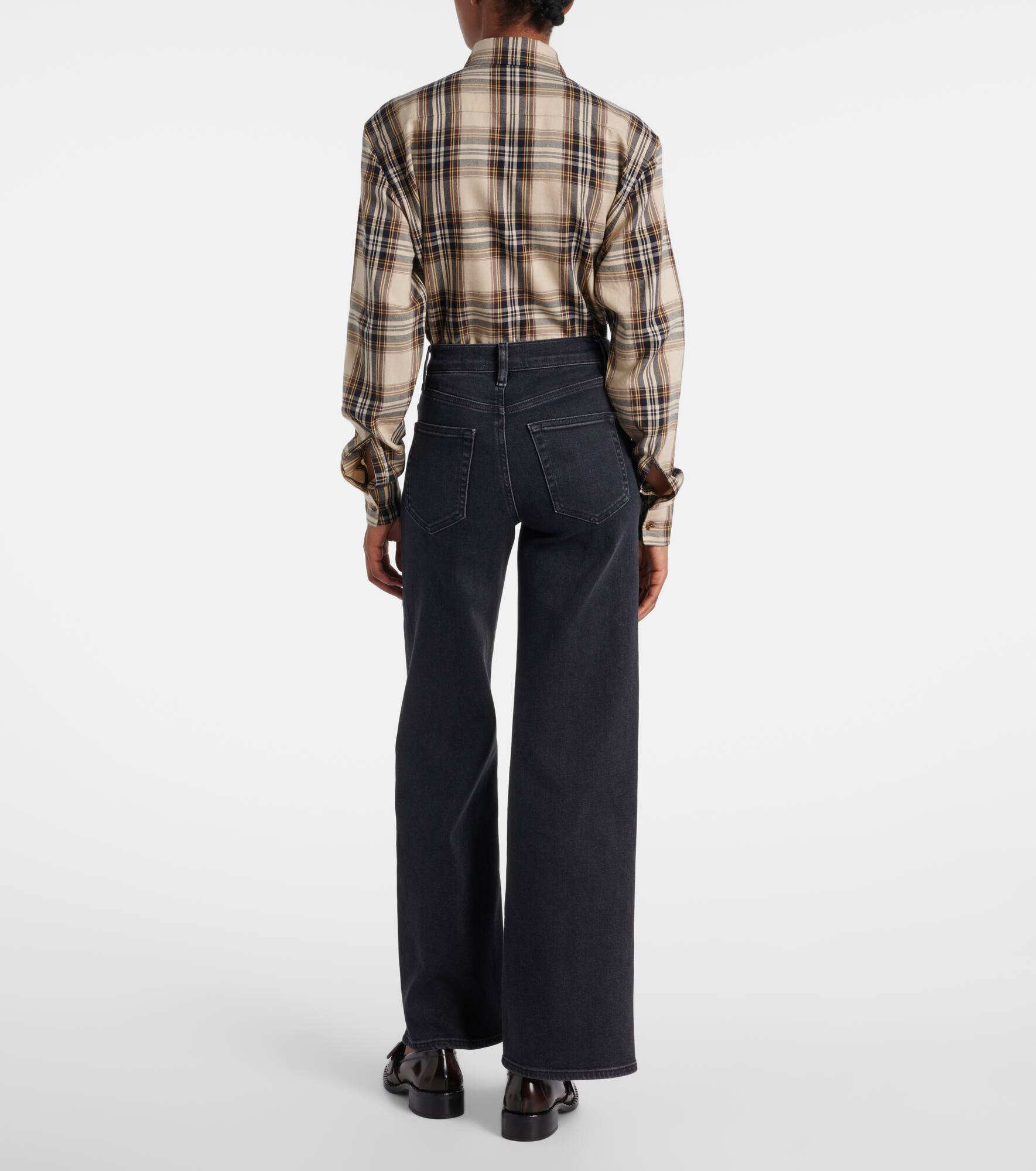 Le Slim Palazzo wide-leg jeans - 3