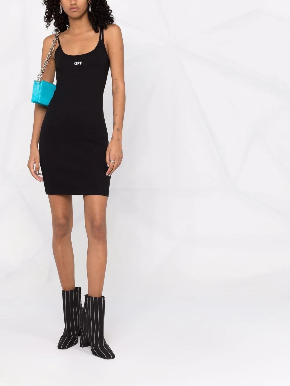 Off-Stamp ribbed dress - 2