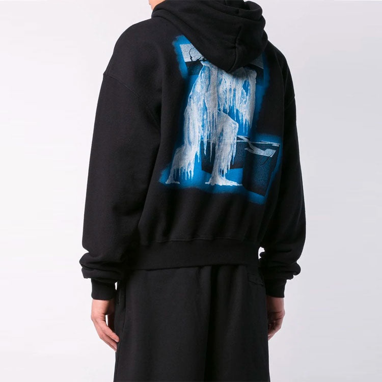 Men's Off-White Back Printing Loose Black OMBB037R19B970011088 - 3