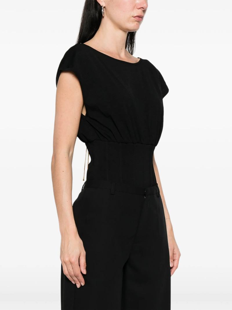 Elisabetta Franchi Ribbed Bodysuit 5