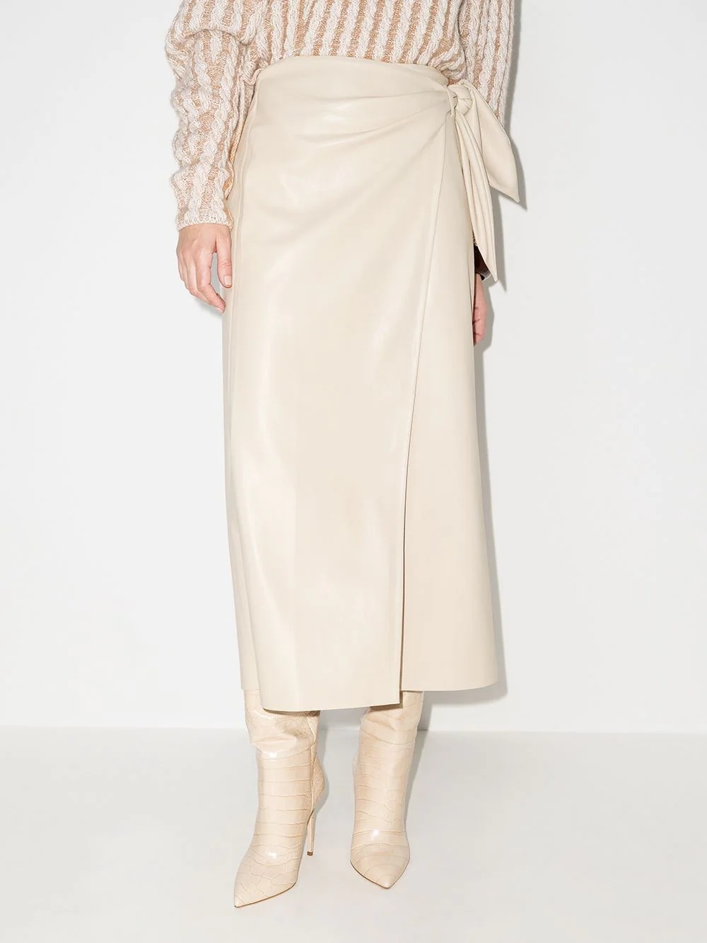 Amas wraparound midi skirt - 2