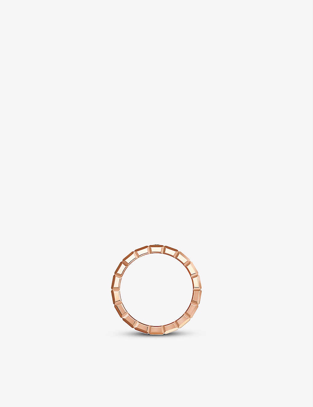 Ice Cube 18ct rose-gold and 0.03ct round-cut diamond ring - 3