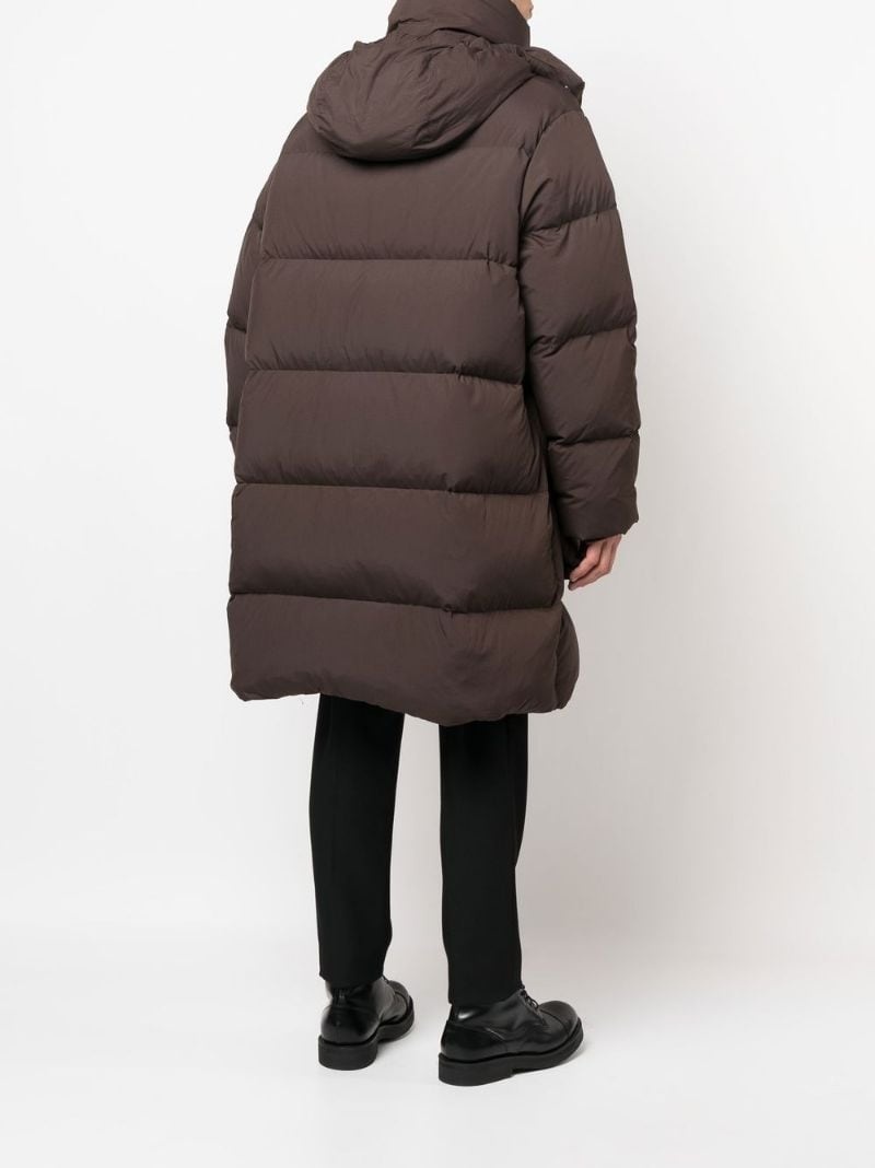 detachable-hood puffer coat - 4