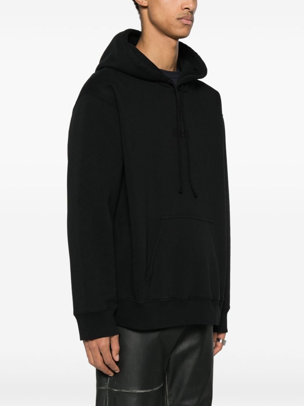 Numbers logo-print hoodie - 3
