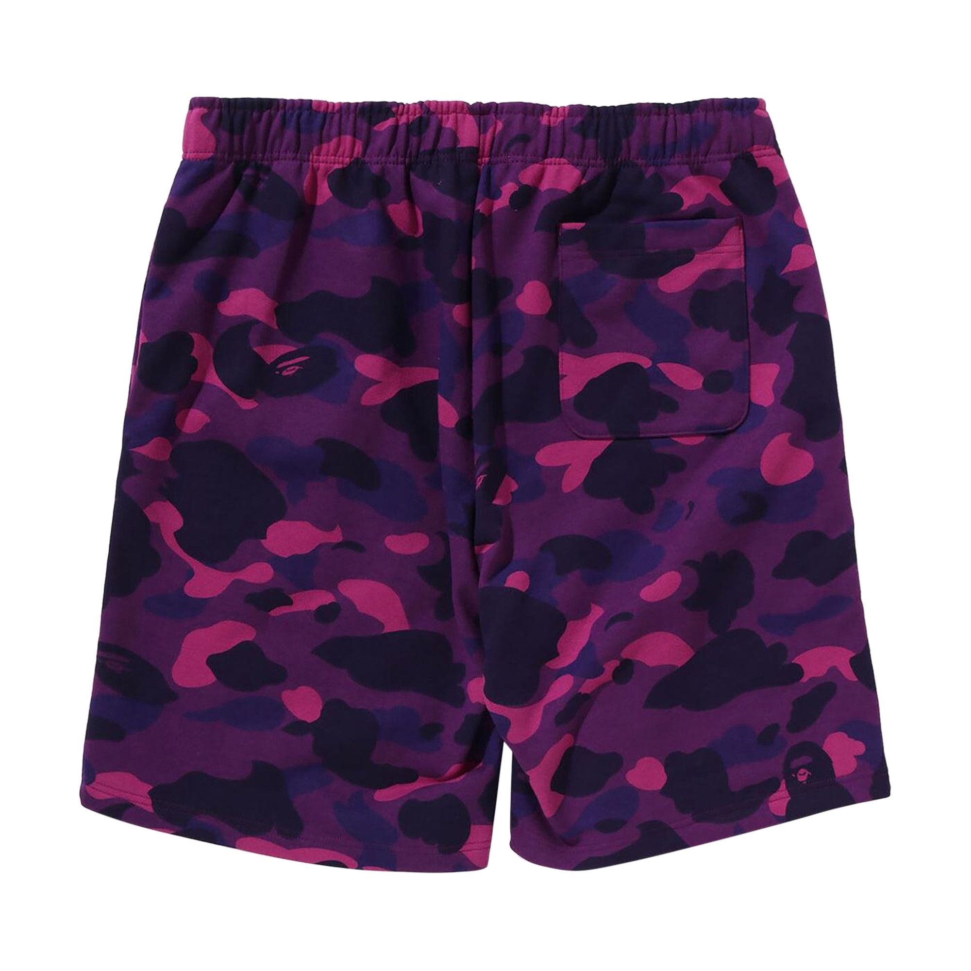 BAPE ABC Camo Shark Sweatshorts 'Purple' - 2