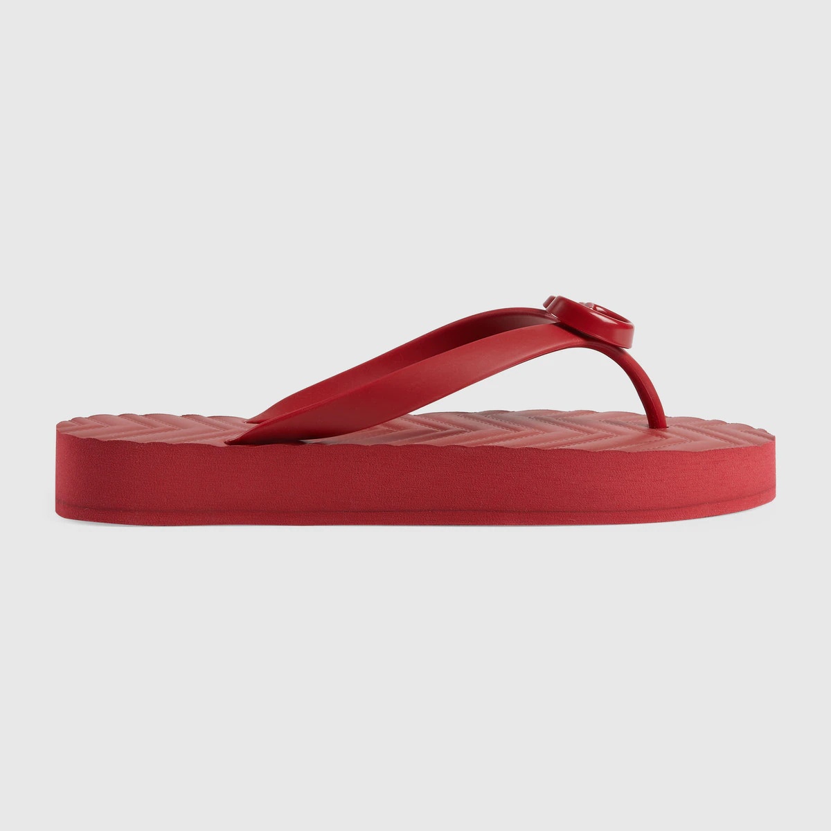 Women's chevron thong sandal - 1