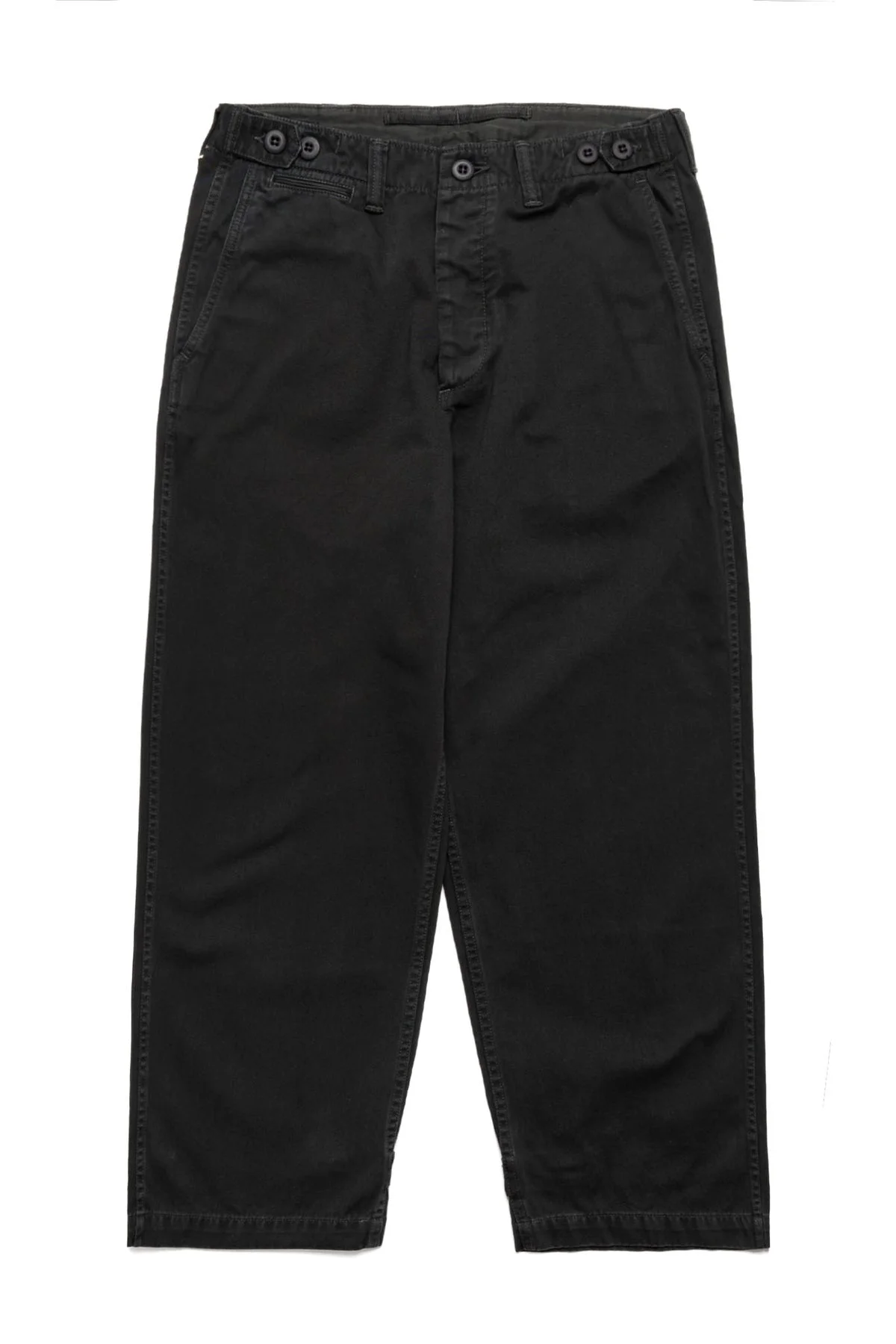 M43 Field Trousers Fullcount x BiG Exclusive - Garment Dyed Black - 1