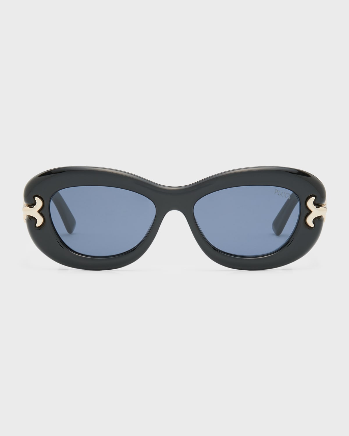 Filigree Acetate Round Sunglasses - 3