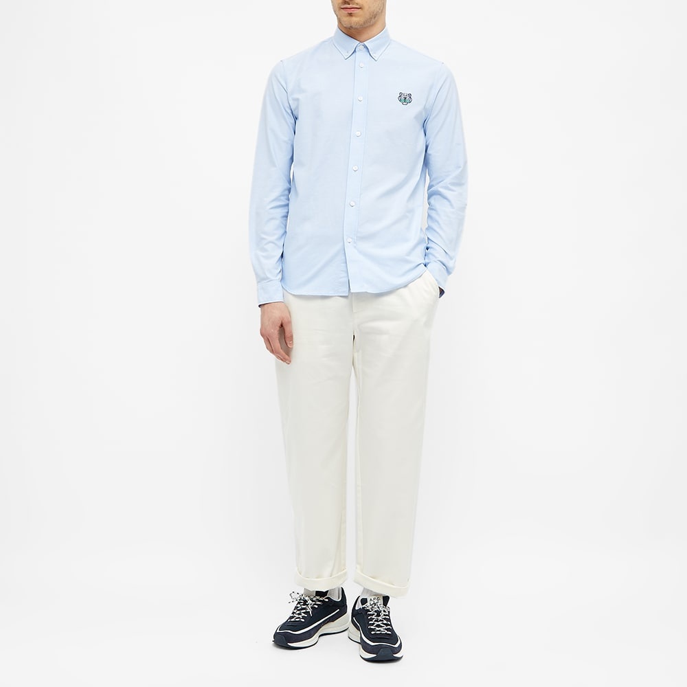 Kenzo Tiger Crest Oxford Shirt - 6