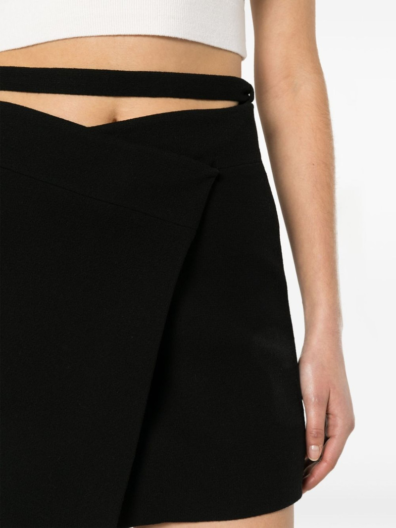 wrapped mini skirt 5