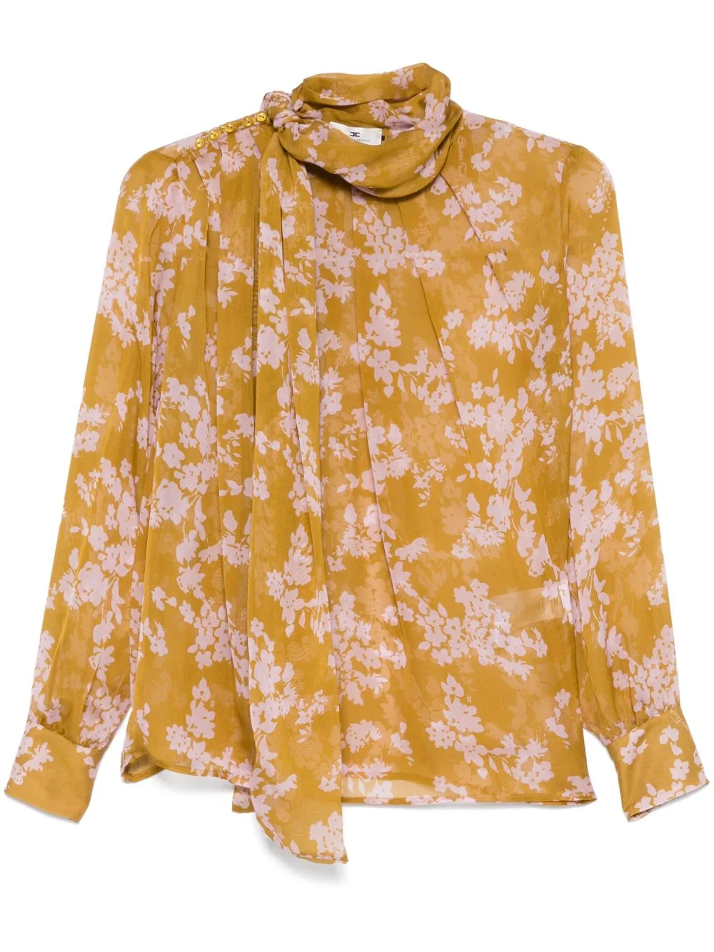 voile printed blouse - 1