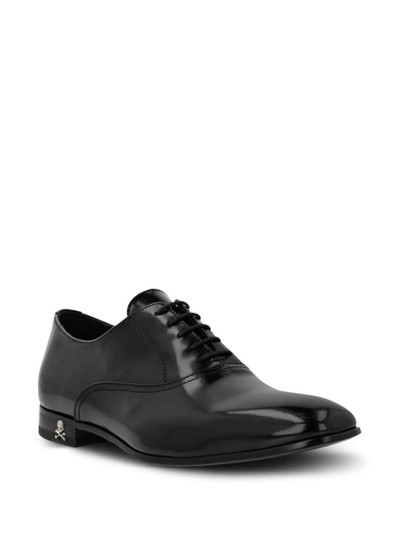 PHILIPP PLEIN lace-up leather oxford shoes outlook