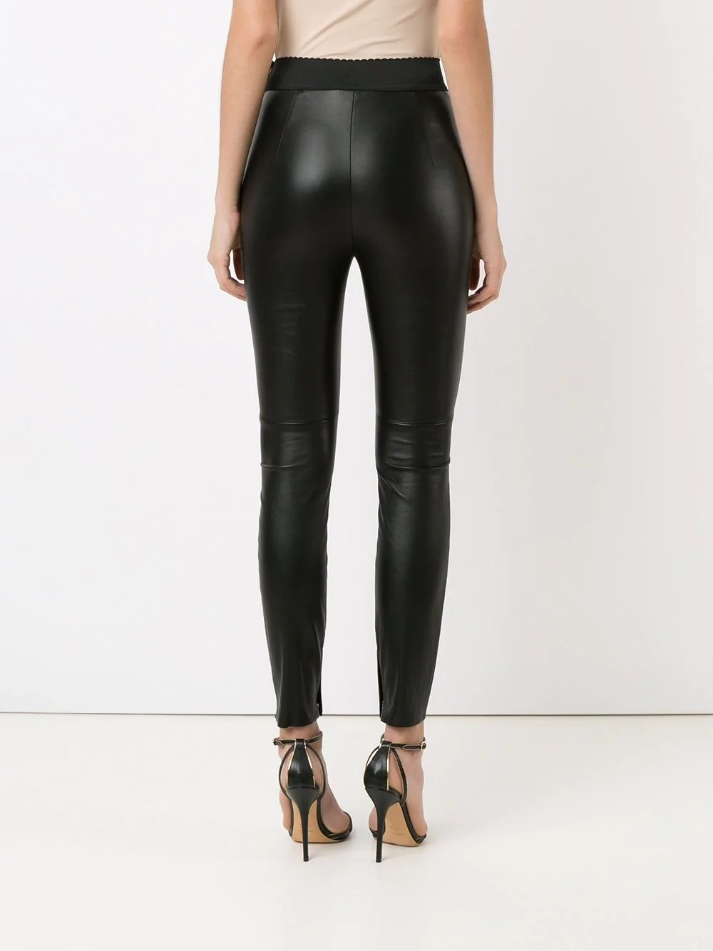 leather leggings - 4