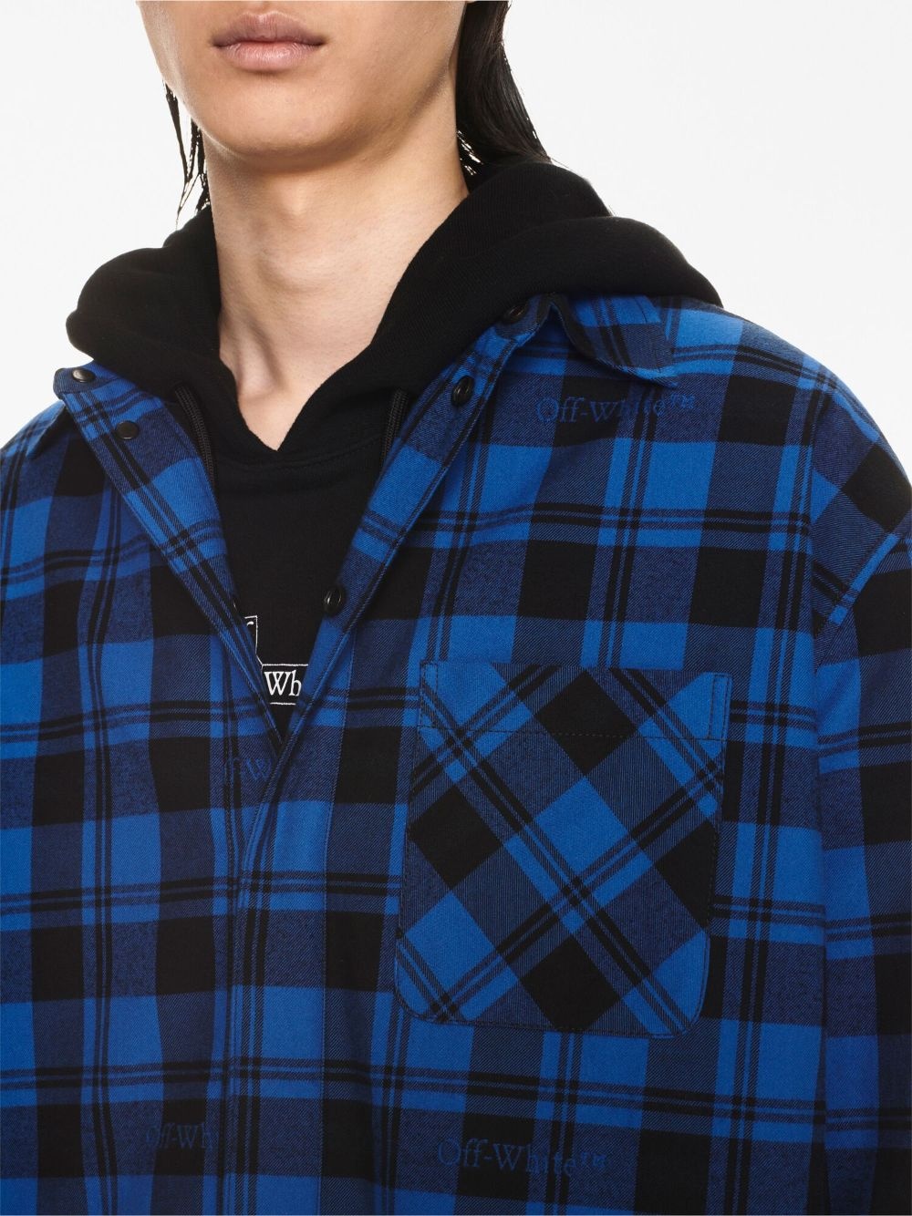 checked flannel shirt - 5