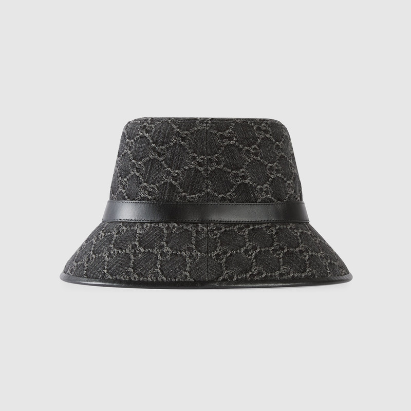 GUCCI GG denim bucket hat outlook