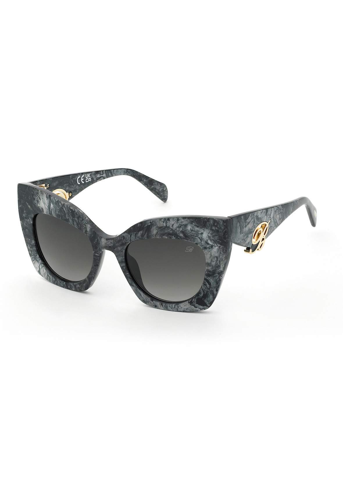 ACETATE SUNGLASSES WITH A BUTTERFLY-SHAPED FRONT - 1