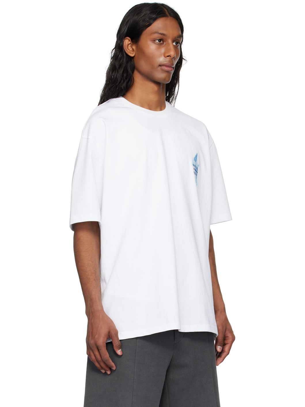 White 'Pastoral Fantasy' T-shirt - 2
