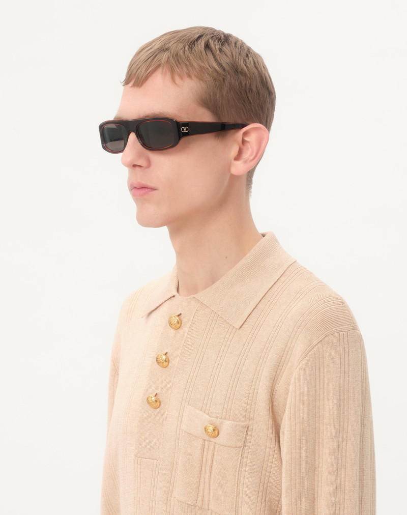 SLEEK RECTANGULAR 90'S ACETATE EYEWEAR 3