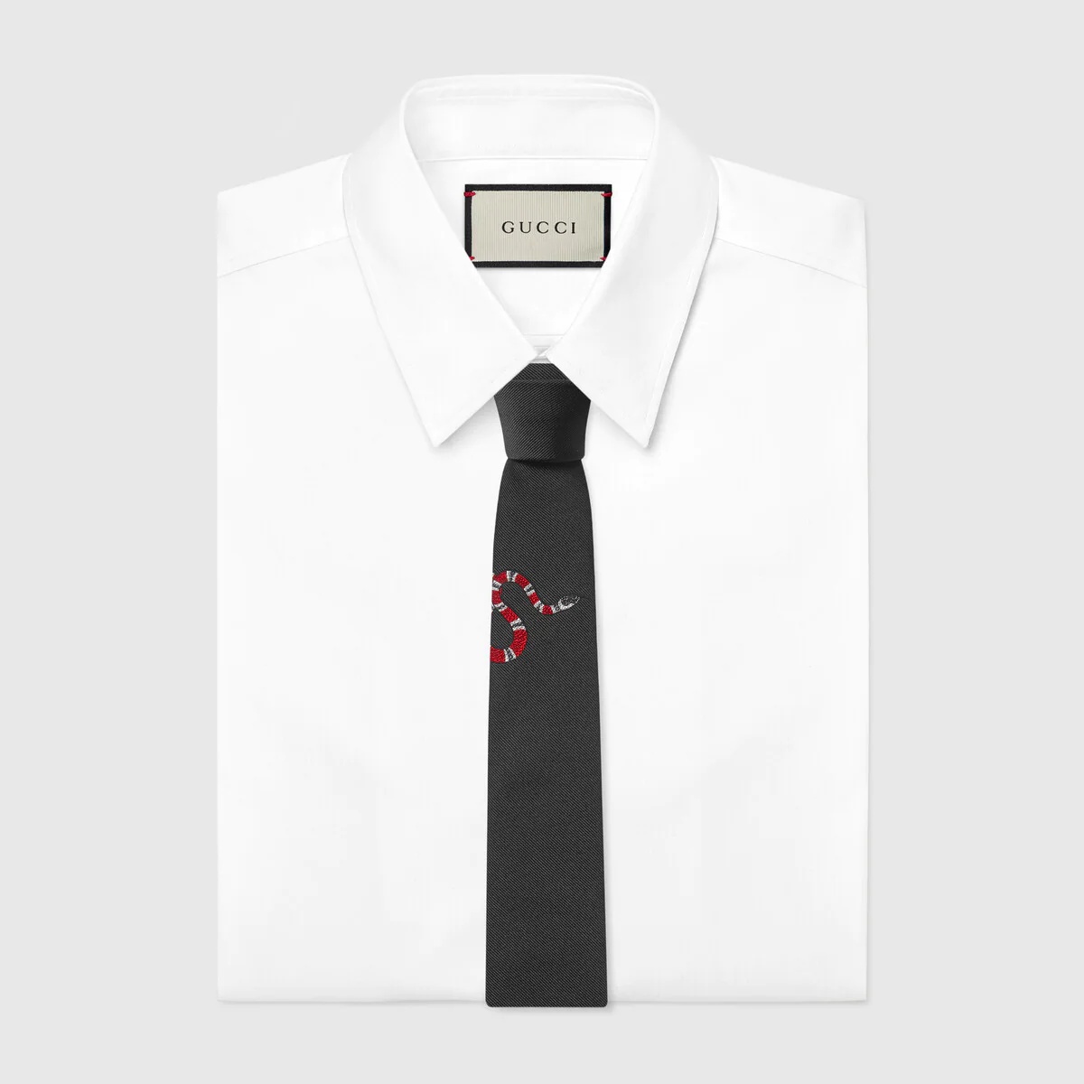 Kingsnake underknot silk tie - 2