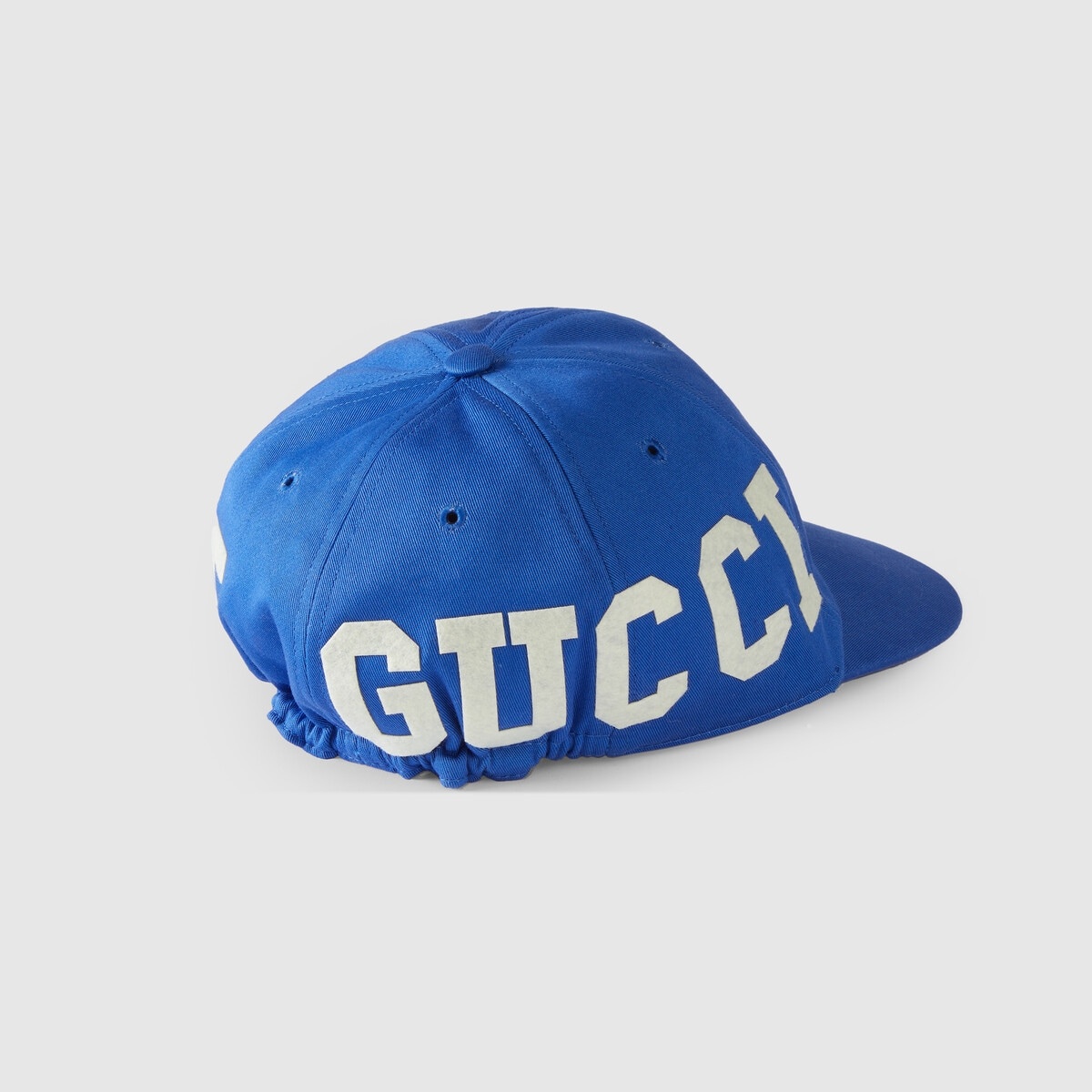 Cotton canvas baseball hat with Gucci patch - 3