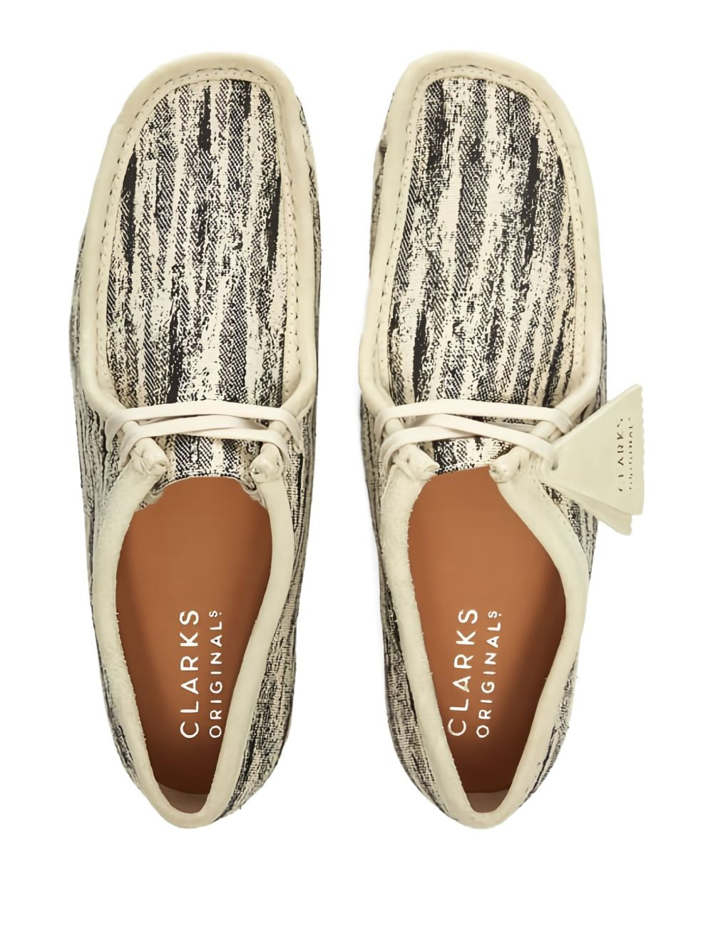 Wallabee fabric loafers - 4