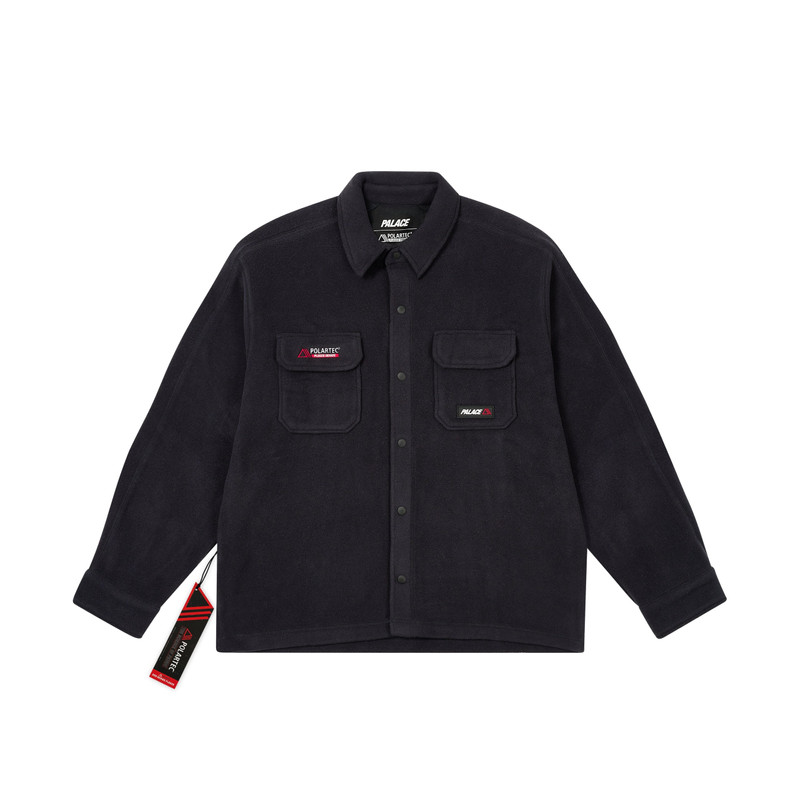 POLARTEC OVERSHIRT BLACK - 1