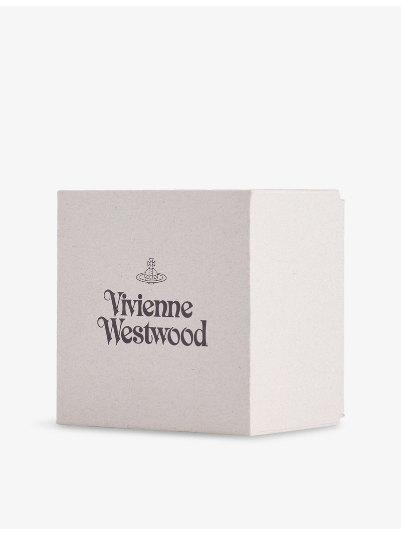 Bas Relief Orb mini silver-tone brass necklace 5