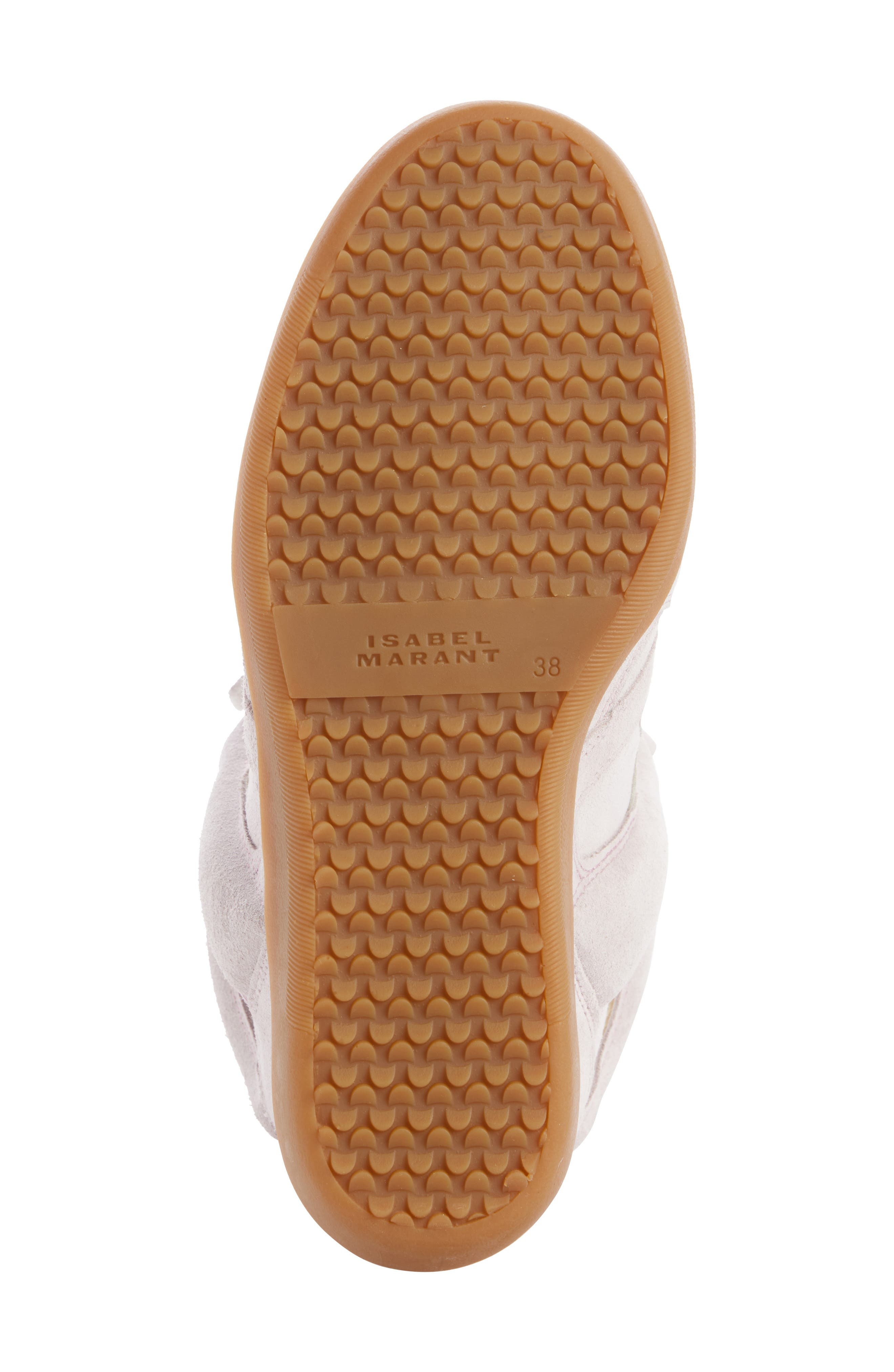 Isabel Marant Bekett Hidden Wedge High Top Sneaker in Pale Pink at Nordstrom - 6
