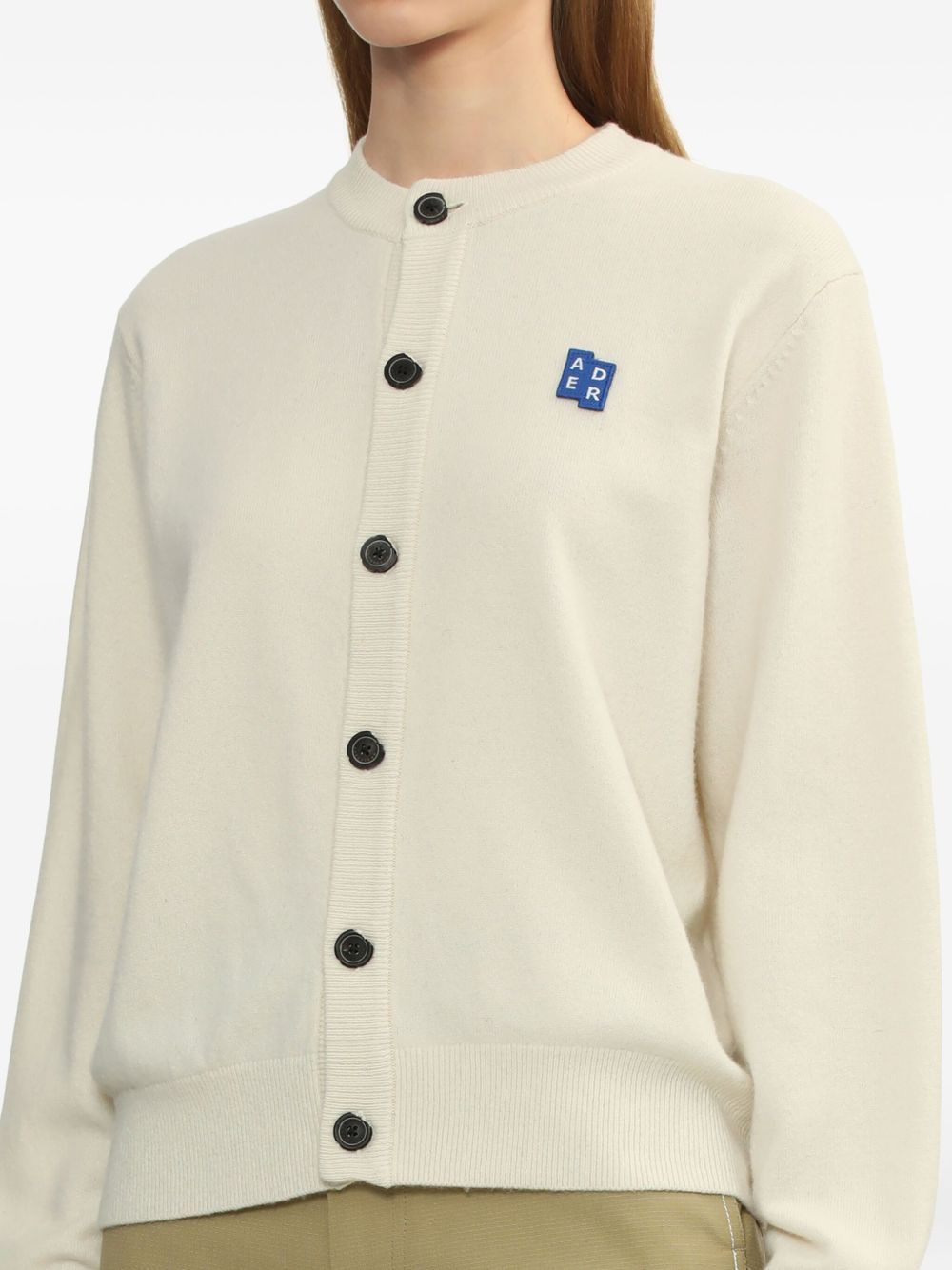 Sig; BL Tag logo-patch buttoned cardigan - 5